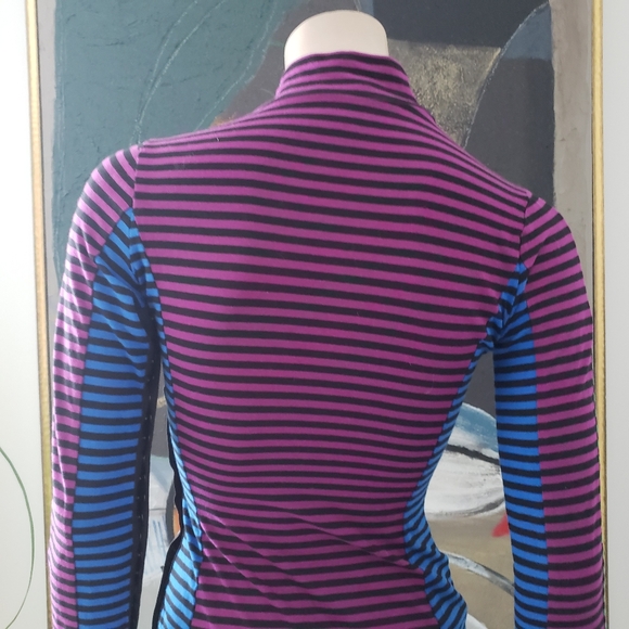 Betsey Johnson | Striped Mini Dress with Snaps - Picture 10 of 10